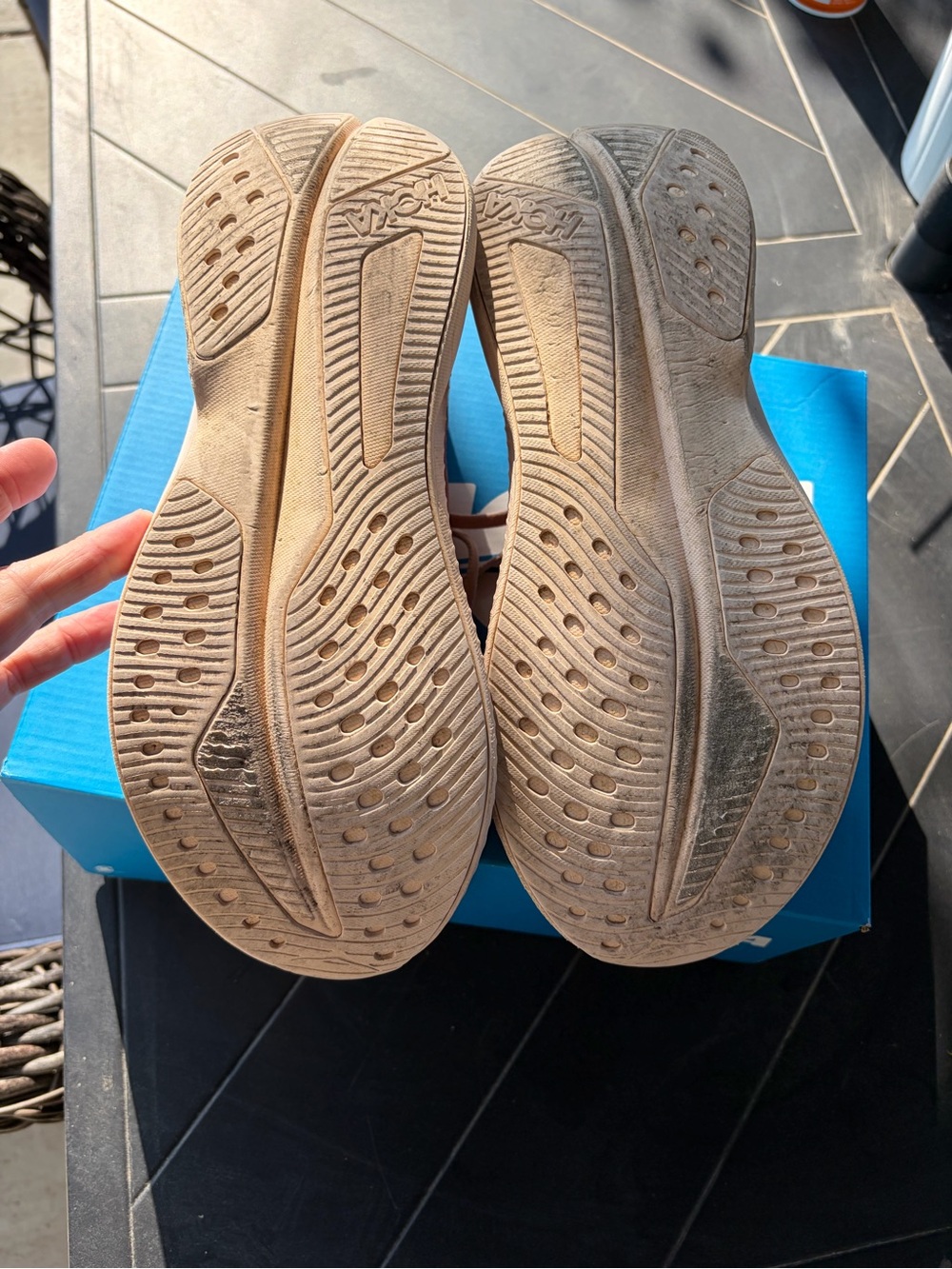 Hoka Women's Mach 6 Rose Gold Running Shoes - Picture 7 of 7